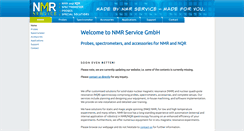 Desktop Screenshot of nmr-service.de