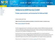Tablet Screenshot of nmr-service.de